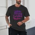 Quietly Thriving In Fictional Realms Book Lovers Unisex T-Shirt
