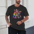 Rainbow Pride Bigfoot Reading Book With Heart Glasses Unisex T-Shirt Rainbow Pride Bigfoot Reading Book With Heart Glasses Unisex T-Shirt