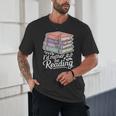Rather Be Reading Book Lover Stack Unisex T-Shirt Rather Be Reading Book Lover Stack Unisex T-Shirt