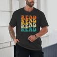 Read Read Read Read Book Lover Reading Bookworm Reader Unisex T-Shirt