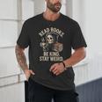 Read Books Be Kind Stay Weird Skeleton Grim Reaper Reading Unisex T-Shirt