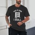 Reader Librarian Library This Is How I Roll Book Cart Meme Unisex T-Shirt
