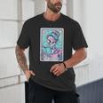 The Reader Retro Reading Skeleton Books Flowers Tarot Card Unisex T-Shirt The Reader Retro Reading Skeleton Books Flowers Tarot Card Unisex T-Shirt