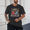 Reading Book Lover School Librarian Hooray It's Library Day Unisex T-Shirt