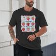Reading Is My Jam Preppy Stawberry Bookworm Book Lover Nerd Unisex T-Shirt