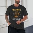 Reading Makes Me Feel Less Murdery Book Dragon Unisex T-Shirt