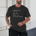 Reading Is a Right Not a Privilege Banned Books Unisex T-Shirt Reading Is a Right Not a Privilege Banned Books Unisex T-Shirt