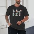 Reading Snowman Christmas Book Lovers Bookworm Librarian Unisex T-Shirt