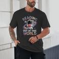 Reading Is Out Of This World Space Book Lover Unisex T-Shirt