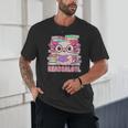 Readsalotl Axolotl Reading Book Bookworm Unisex T-Shirt