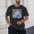Readsolotl Blue Kawaii Axolotl Book Lover Reading Retro Unisex T-Shirt Readsolotl Blue Kawaii Axolotl Book Lover Reading Retro Unisex T-Shirt
