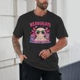 Readsolotl Pink Kawaii Axolotl Book Lover Reading Unisex T-Shirt Readsolotl Pink Kawaii Axolotl Book Lover Reading Unisex T-Shirt