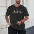 Reindeer Reading Books Christmas Library Classroom Unisex T-Shirt