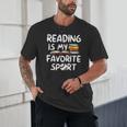 Retro Reading Is My Favorite Sport Baseball World Book Day Unisex T-Shirt Retro Reading Is My Favorite Sport Baseball World Book Day Unisex T-Shirt