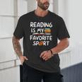 Retro Reading Is My Favorite Sport Football World Book Day Unisex T-Shirt Retro Reading Is My Favorite Sport Football World Book Day Unisex T-Shirt