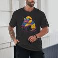 Rubber Duck Rubber Duckie Reading Book Rubber Duckling Unisex T-Shirt Rubber Duck Rubber Duckie Reading Book Rubber Duckling Unisex T-Shirt