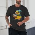 Rubber Duck Reading Book Rubber Duckie Reader Coffee Lover Unisex T-Shirt Rubber Duck Reading Book Rubber Duckie Reader Coffee Lover Unisex T-Shirt