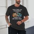 Sewing Reading Books Drinking Tea Sew Sewist Unisex T-Shirt