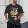 Silly-Goose Book Club Goose And Book Lovers Unisex T-Shirt Silly-Goose Book Club Goose And Book Lovers Unisex T-Shirt