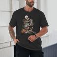 Skeleton Reading Book Halloween Bookworm Bibliophile Reader Unisex T-Shirt Skeleton Reading Book Halloween Bookworm Bibliophile Reader Unisex T-Shirt