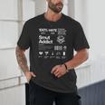 Smutty Book Addict Romance Book Lover Smut Addict Ingredient Unisex T-Shirt