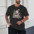 Snowman Reading Book Lovers Christmas Librarian Bookworm Unisex T-Shirt Snowman Reading Book Lovers Christmas Librarian Bookworm Unisex T-Shirt