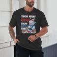 Snowman Winter Snow So Many Books Christmas Snow Little Time Unisex T-Shirt Snowman Winter Snow So Many Books Christmas Snow Little Time Unisex T-Shirt
