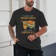 Spicy Books And Iced Coffee Book Lover Smut Reader Unisex T-Shirt
