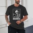 Tarot Card Shirt The Reader Tarot Skeleton Reading Book Unisex T-Shirt Tarot Card Shirt The Reader Tarot Skeleton Reading Book Unisex T-Shirt