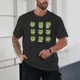 Teacher Reading Shamrock St Patrick’s Day Book Lover Kids Unisex T-Shirt