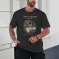 Tired Moms Book Club Dark Floral Coffee Skeleton Unisex T-Shirt