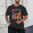 History Month Educated Black Women Girls Reading Book Unisex T-Shirt