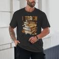 History Month I Teach Melanin Book Black Teacher Unisex T-Shirt