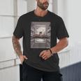 Totally Weird Tees Cat Library Book Reading Literary Unisex T-Shirt Totally Weird Tees Cat Library Book Reading Literary Unisex T-Shirt