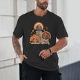 Turkey Read Books Reading Fall Thanksgiving Teacher Unisex T-Shirt