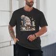 Vintage Cute Gnome Reading Book Coffee Cute Gnome Graphic Unisex T-Shirt Vintage Cute Gnome Reading Book Coffee Cute Gnome Graphic Unisex T-Shirt
