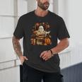 Vintage Ghost Book Reading Pumpkin Gothic Halloween Teachers Unisex T-Shirt Vintage Ghost Book Reading Pumpkin Gothic Halloween Teachers Unisex T-Shirt