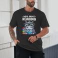 Wild About Reading Book Lover Hippo Unisex T-Shirt