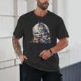Wolf Reading Book Librarian Library Wolves Unisex T-Shirt