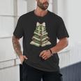 Xmas Tree Books Merry Christmas Coquette Bow Teacher Holiday Unisex T-Shirt Xmas Tree Books Merry Christmas Coquette Bow Teacher Holiday Unisex T-Shirt
