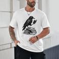 Book Raven Vintage Dark Academia Literature Reading Unisex T-Shirt Book Raven Vintage Dark Academia Literature Reading Unisex T-Shirt