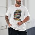 Book Women Graphic Art Colorful Eyes Unisex T-Shirt