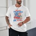 Books Fireworks And Freedom 4th Of July Book Lover Unisex T-Shirt Books Fireworks And Freedom 4th Of July Book Lover Unisex T-Shirt
