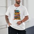 Books Painting Colorful Art Abstract Graphic Books Unisex T-Shirt Books Painting Colorful Art Abstract Graphic Books Unisex T-Shirt