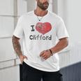 Clifford The Big Red Dog I Heart Clifford Childrens Books Unisex T-Shirt Clifford The Big Red Dog I Heart Clifford Childrens Books Unisex T-Shirt
