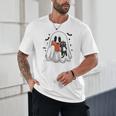 Cute Halloween Ghost Reading Book Unisex T-Shirt Cute Halloween Ghost Reading Book Unisex T-Shirt