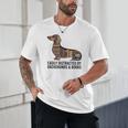 Dachshund Dog Dachshund Decor Books Nerds Dachshund Unisex T-Shirt