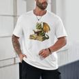 Dragon Bookworm Reading Book Graphic Unisex T-Shirt