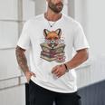 Fox Read Books Be Kind Stay Weird Reader Cute Nerd Bookworm Unisex T-Shirt Fox Read Books Be Kind Stay Weird Reader Cute Nerd Bookworm Unisex T-Shirt