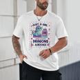 Just A Girl Who Loves Dragons And Books Lover Reading Book Unisex T-Shirt Just A Girl Who Loves Dragons And Books Lover Reading Book Unisex T-Shirt